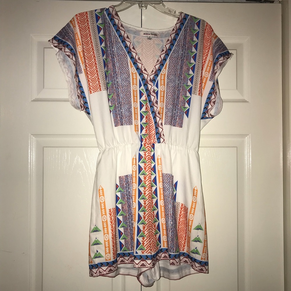 Aztec Print Romper - Picture 1 of 2